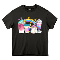 Asphalt Unicorn Coffee Cups Heavy Core Tee - Artiststas