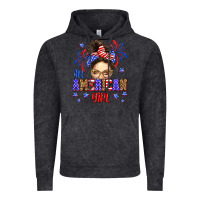 Vintage Black All American girl Vintage Hoodie - Neo Western