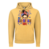 Vintage Mustard All American girl Vintage Hoodie - Neo Western