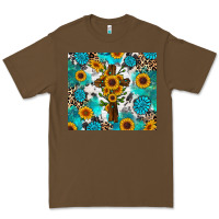 Cacao sunflower cross cowhide gemstones Premium Tee - RanaPortraitStore