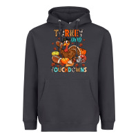 Smoke turkey and touchdowns Heavyweight Hoodie - MaliasSmallBusiness