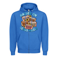 True Royal raised on jesus music Zipper Hoodie - MaliasSmallBusiness
