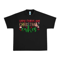 Black Snowflakes and Christmas cakes Urban Heavy Tee - JahusDesignShop