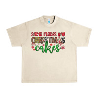 Sandshell Snowflakes and Christmas cakes Urban Heavy Tee - JahusDesignShop