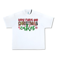 White Snowflakes and Christmas cakes Urban Heavy Tee - JahusDesignShop