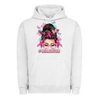 Pigment Lunar Rock Warrior Cancer messy bun Cancer Awareness Urban Hoodie - HowdyJamesFarm