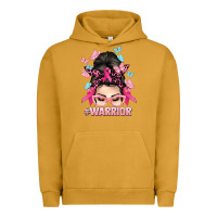 Pigment Peanut Butter Warrior Cancer messy bun Cancer Awareness Urban Hoodie - HowdyJamesFarm