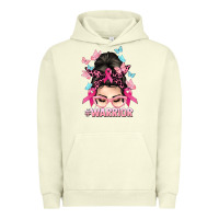 Pigment Pistachio Warrior Cancer messy bun Cancer Awareness Urban Hoodie - HowdyJamesFarm