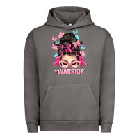 Pigment Tornado Warrior Cancer messy bun Cancer Awareness Urban Hoodie - HowdyJamesFarm