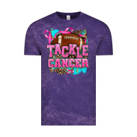 Cloud Purple tackle cancer Vintage Tee - AdoDesignShop