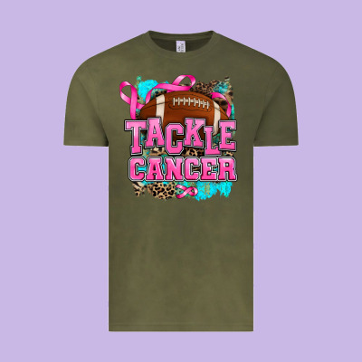 Tackle Cancer Vintage Tee Designed By Adodesignshop