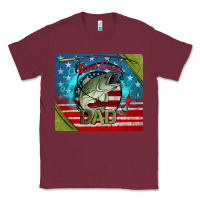 Burgundy reel cool dad fishing Classic Tee - Jasminsmagicworld