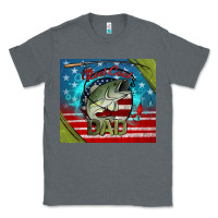 Charcoal Heather reel cool dad fishing Classic Tee - Jasminsmagicworld