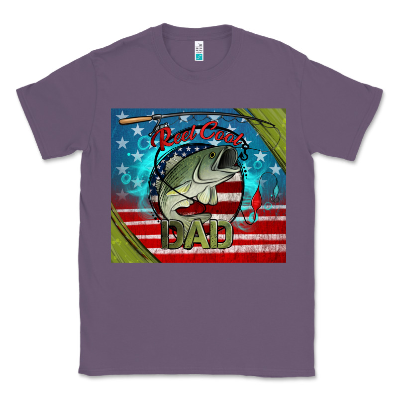 Reel Cool Dad Fishing Classic Tee by Jasminsmagicworld | Teevron