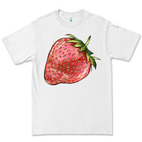 White strawberry Premium Tee - BarkalooDesign