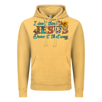 Vintage Mustard i don't think jesus done it that way Vintage Hoodie - HRA Design Shop