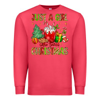 Cardinal just a girl who loves christmas Premium Sweatshirt - MaliasSmallBusiness