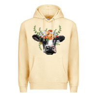 Pina Colada holstein cow head Premium Hoodie - BarkalooDesign