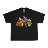 Black mardi gras gnome bulldozer Urban Heavy Tee - JahusDesignShop
