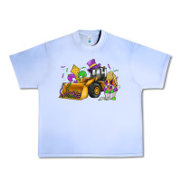 Grape Ice mardi gras gnome bulldozer Urban Heavy Tee - JahusDesignShop