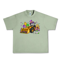 Oil Green mardi gras gnome bulldozer Urban Heavy Tee - JahusDesignShop