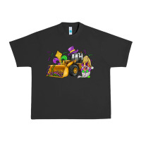 Pigment Black mardi gras gnome bulldozer Urban Heavy Tee - JahusDesignShop