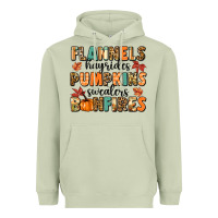 Matcha flannels hayrides pumpkinsbonfires Heavyweight Hoodie - MaliasSmallBusiness