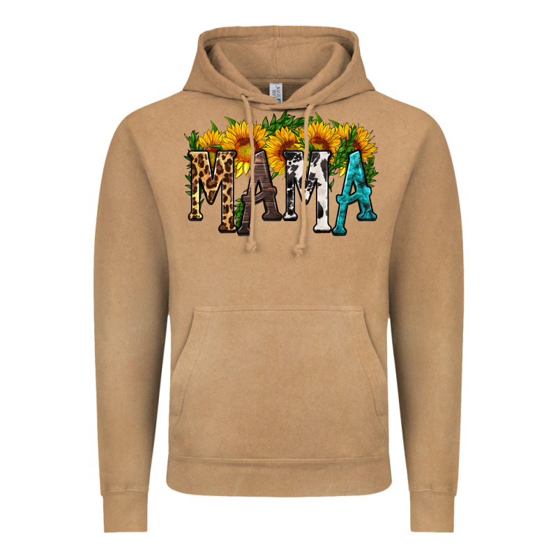 Mama With Sunflower Vintage Hoodie by HRA Design Shop | Teevron