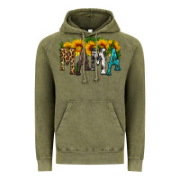 Vintage Olive mama with sunflower Vintage Hoodie - HRA Design Shop
