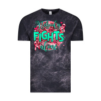 Cloud Black nobody fights alone Vintage Tee - AdoDesignShop