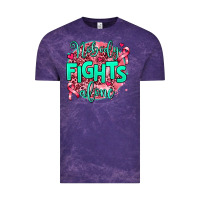 Cloud Purple nobody fights alone Vintage Tee - AdoDesignShop