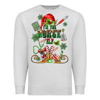 Dove Grey im the nurse elf Premium Sweatshirt - MaliasSmallBusiness