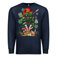 Navy im the nurse elf Premium Sweatshirt - MaliasSmallBusiness