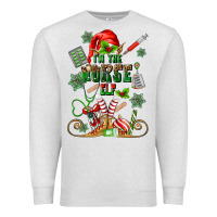 Oatmeal Heather im the nurse elf Premium Sweatshirt - MaliasSmallBusiness