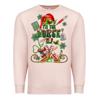 Pale Pink im the nurse elf Premium Sweatshirt - MaliasSmallBusiness