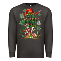 Smoke im the nurse elf Premium Sweatshirt - MaliasSmallBusiness