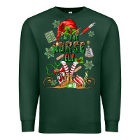 Sports Green im the nurse elf Premium Sweatshirt - MaliasSmallBusiness