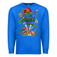 True Royal im the nurse elf Premium Sweatshirt - MaliasSmallBusiness