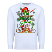 White im the nurse elf Premium Sweatshirt - MaliasSmallBusiness