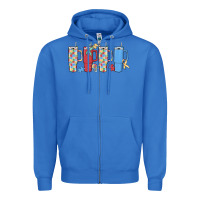 True Royal autism Zipper Hoodie - MaliasSmallBusiness
