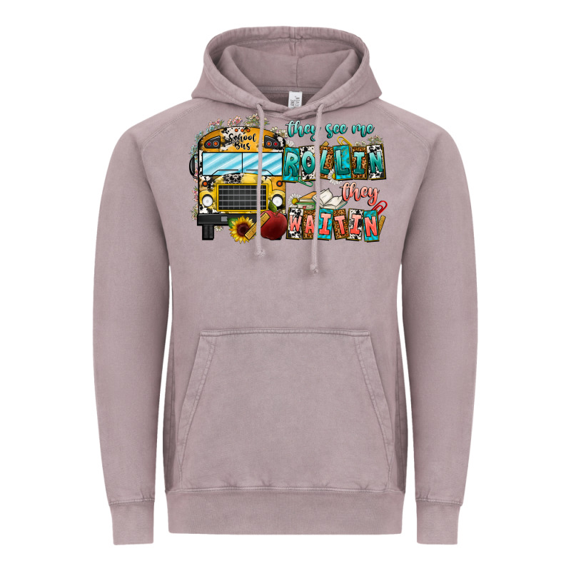 They See Me Rollin' They Waiting Vintage Hoodie by CowhideDigitalArt | Teevron