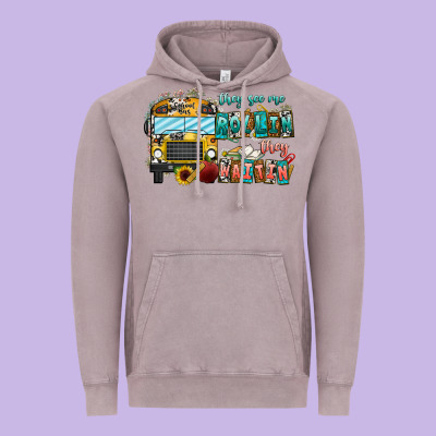 They See Me Rollin' They Waiting Vintage Hoodie Designed By Cowhidedigitalart