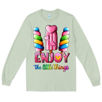 Matcha enjoy the little things Long Sleeve Tee - AdoDesignShop
