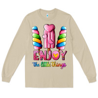 Mushroom enjoy the little things Long Sleeve Tee - AdoDesignShop