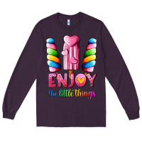 Plum enjoy the little things Long Sleeve Tee - AdoDesignShop