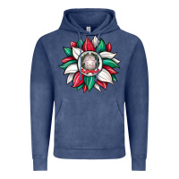 Vintage Denim sunflower i̇talian flag Vintage Hoodie - JahusDesignShop