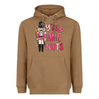 Toasted Coconut yall are nuts Heavyweight Hoodie - MaliasSmallBusiness