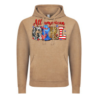 Vintage Coffee All American girl Vintage Hoodie - Neo Western