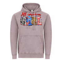 Vintage Zinc All American girl Vintage Hoodie - Neo Western