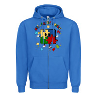 True Royal one puzzle bougie Zipper Hoodie - MaliasSmallBusiness